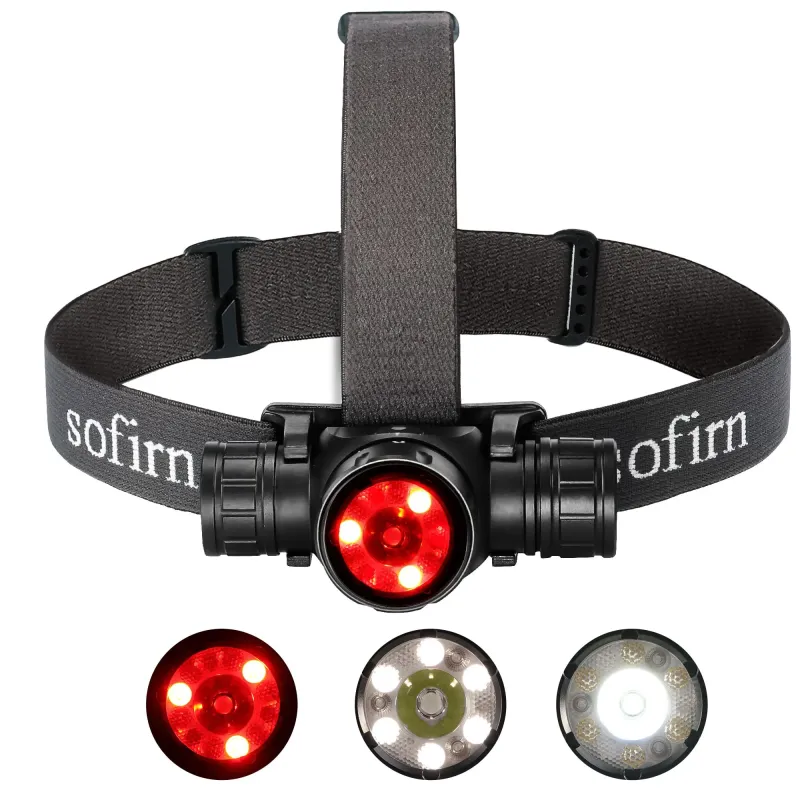 Sofirn HS21 LED Rechargeable Red and White Headlamp in Kenya