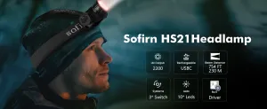 Sofirn HS21 LED Rechargeable Red and White Headlamp in Kenya