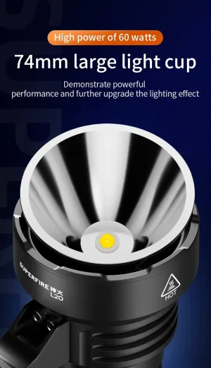SUPERFIRE L20 60W High-Intensity Searchlight in Kenya